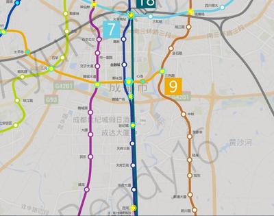 成都地铁1号线和18号线,成都地铁1号线和18号线重叠